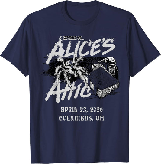 Alice Cooper 2026 Tour Columbus T-Shirt - T-Shirt | Navy