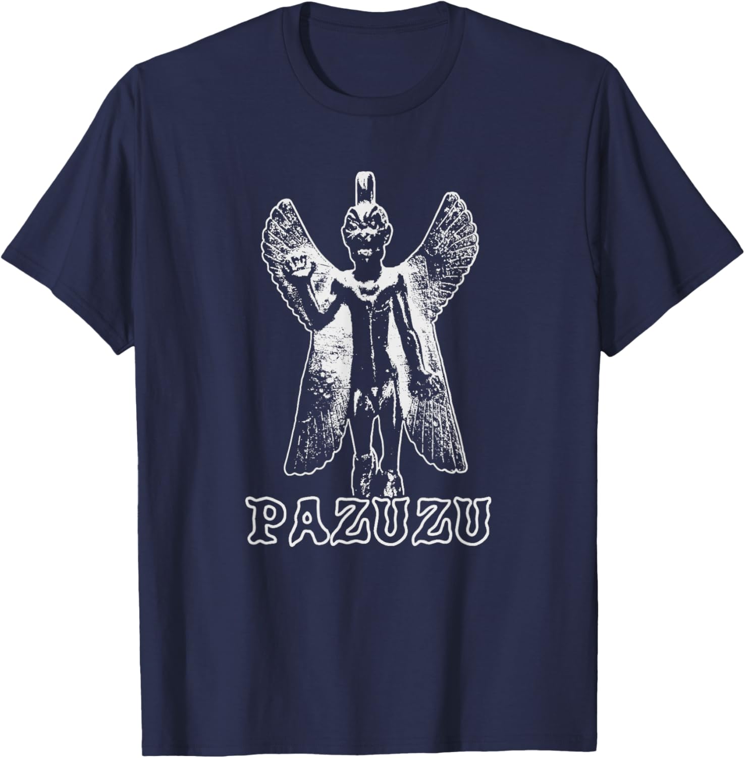 Pazuzu Ancient Mesopotamian Demon God Vintage Myth T-Shirt - T-Shirt | Navy