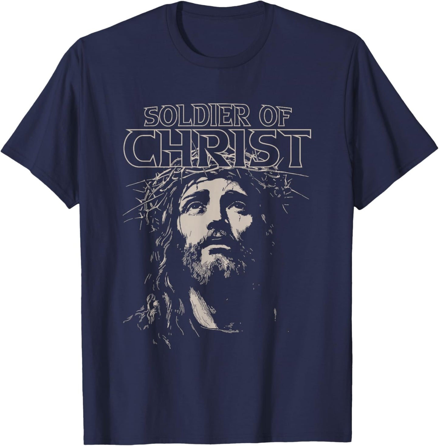 Soldier of Jesus Christ T-Shirt - T-Shirt | Navy