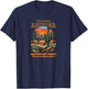 Chloride, Arizona Desert Sunset Cactus Southwest Art T-Shirt - T-Shirt | Navy