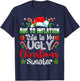 Due to Inflation This is My Ugly Sweater Family Christmas T-Shirt - T-Shirt | Navy