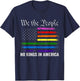 No Kings in America Shirt LGBT American Flag T-Shirt - T-Shirt | Navy