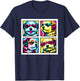Funny Doodle Dog Women Kids Goldendoodle Dad Mom Art T-Shirt - T-Shirt | Navy