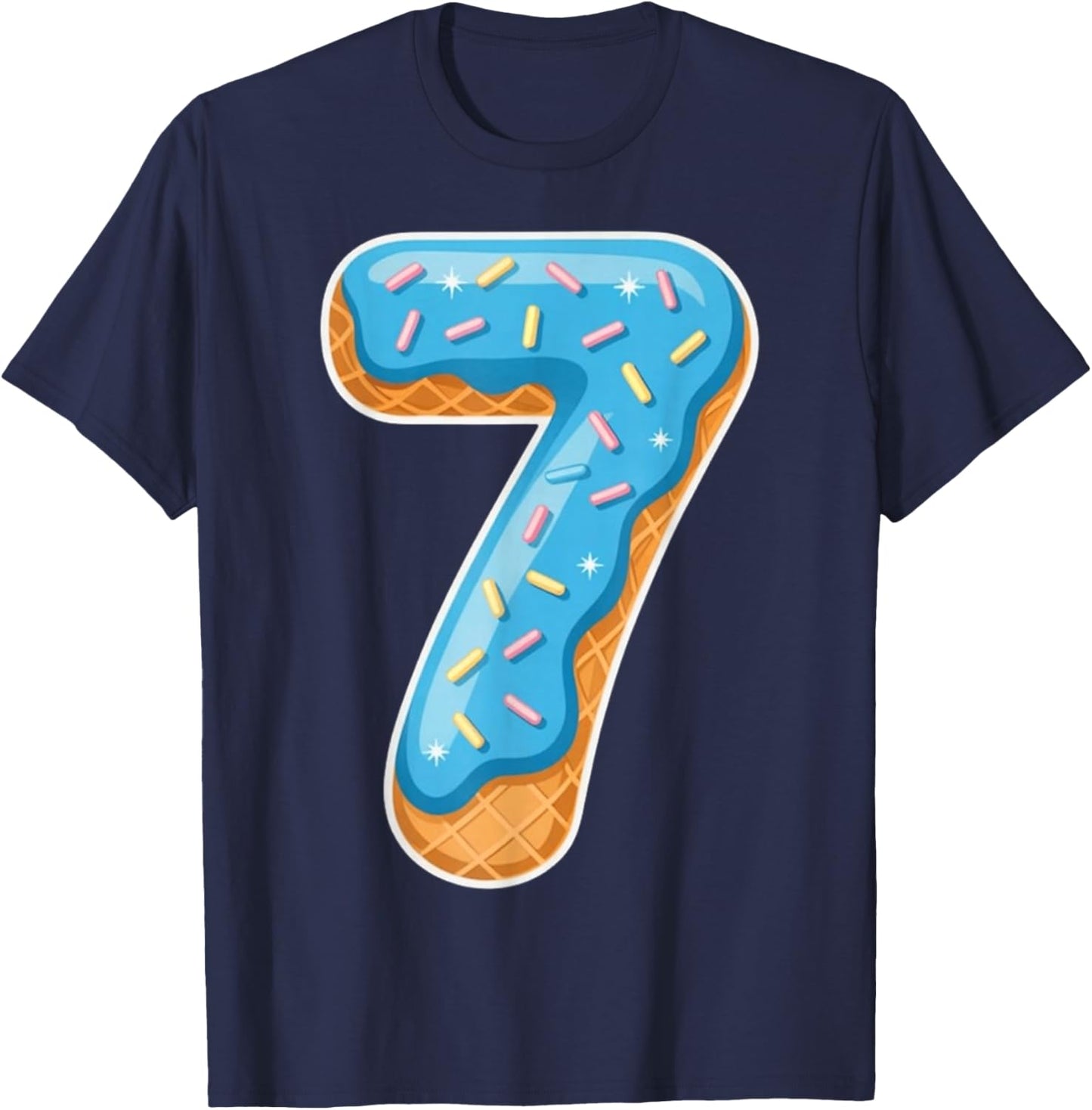 Six Seven 6 7 Donut Ice Cream Meme Rizz Couple Halloween T-Shirt - T-Shirt | Navy