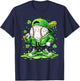 Baseball St Patricks Day Carnival Party Ice Cream Drip Boys T-Shirt - T-Shirt | Navy