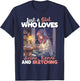 Just A Girl Who Loves Anime Ramen and Sketching Manga Lovers T-Shirt - T-Shirt | Navy