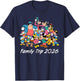 Disney Classic Characters Family Trip 2026 Matching Vacation T-Shirt - T-Shirt | Navy