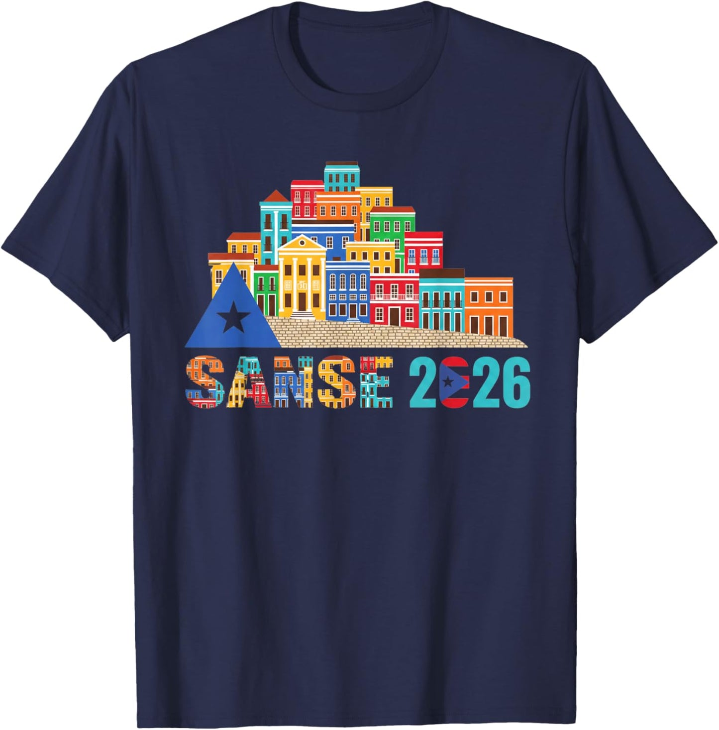 Balcones De Cora Sanse 2026 Juan San Festival San Sebastian T-Shirt - T-Shirt | Navy