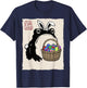 Grumpy Frog Funny Easter Bunny Anime Japanese T-Shirt - T-Shirt | Navy