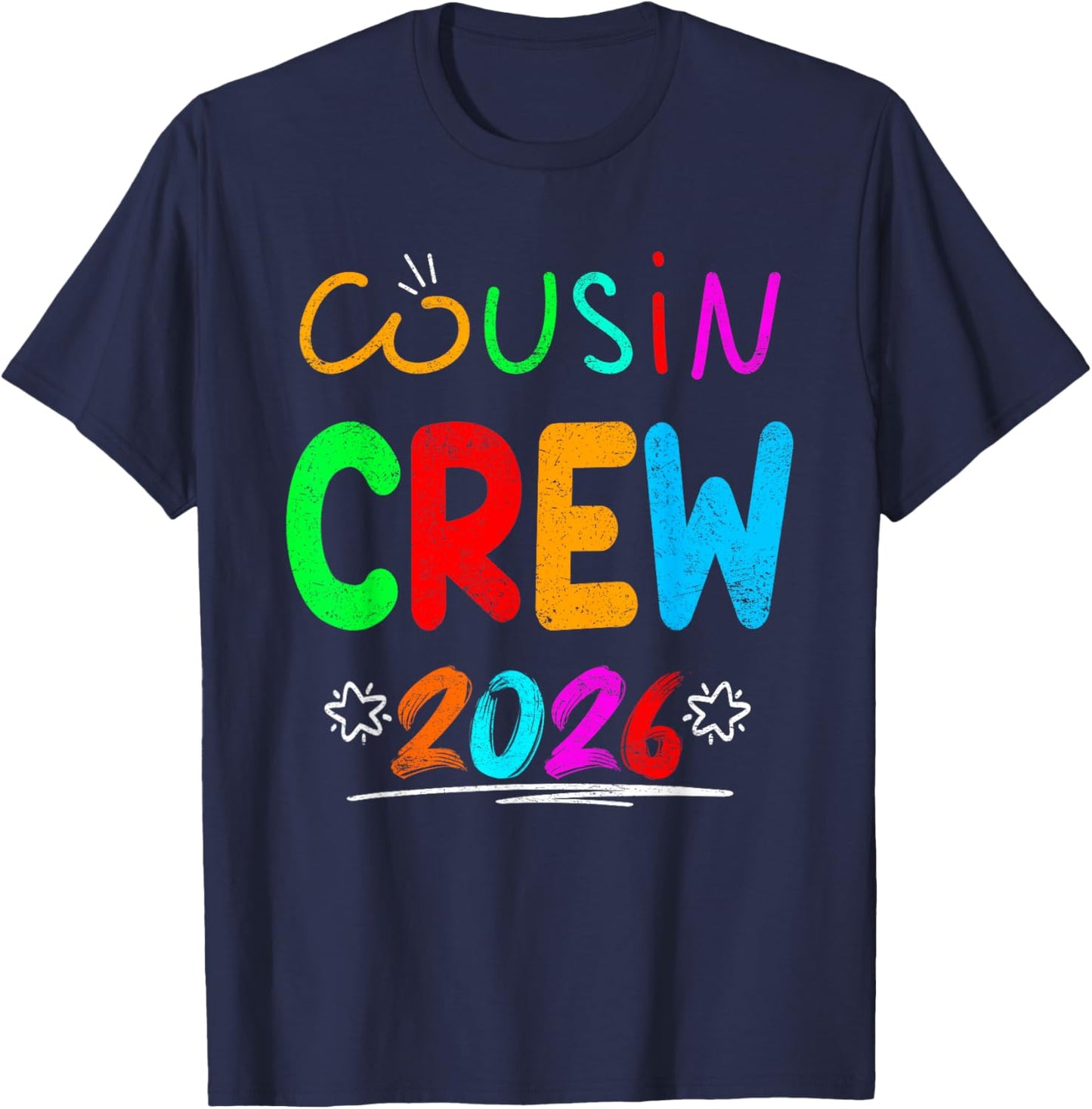 Cousin Crew 2026 Family Reunion Making Memories Matching T-Shirt - T-Shirt | Navy