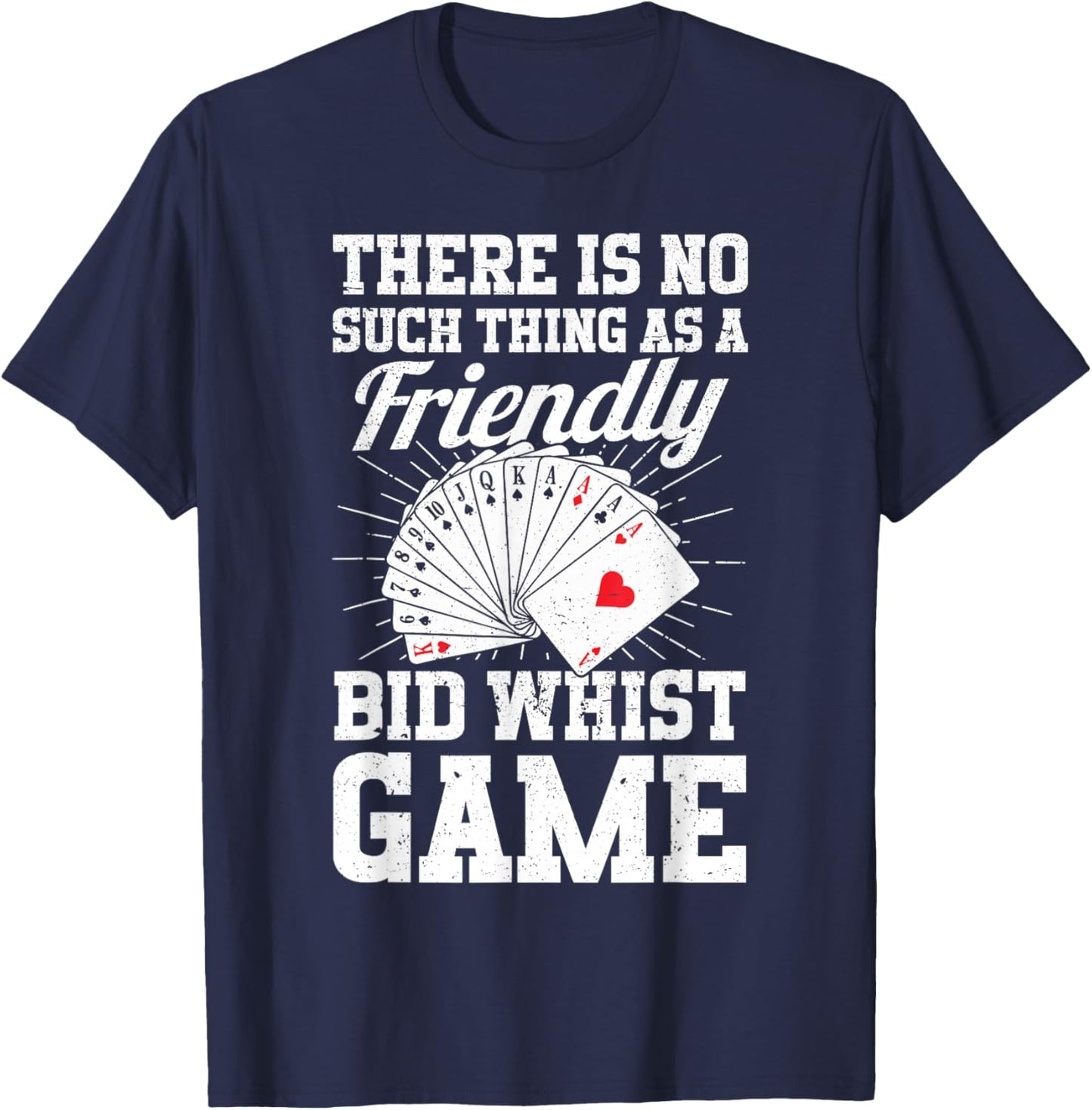 Bid Whist T-Shirt - T-Shirt | Navy