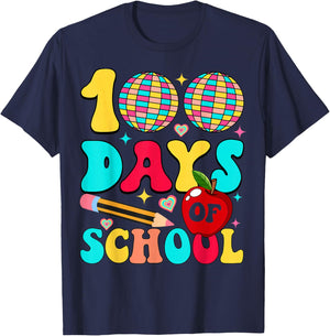 100th Day of Smarter Kids 100 Days Happy 100th Day of School T-Shirt - T-Shirt | Navy