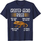 Crested Gecko Rules Crestie Owner Crested Gecko Lover T-Shirt - T-Shirt | Navy
