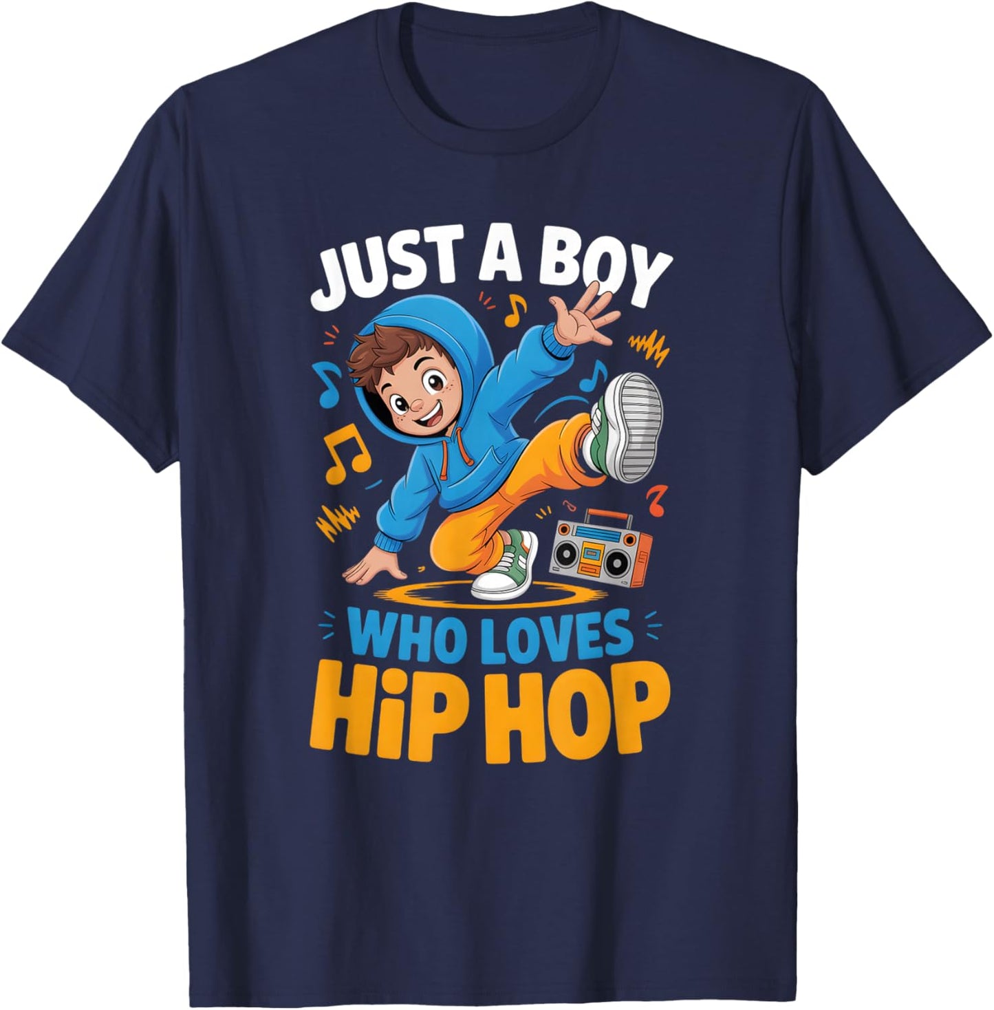 Boys Hip Hop T-Shirt - T-Shirt | Navy