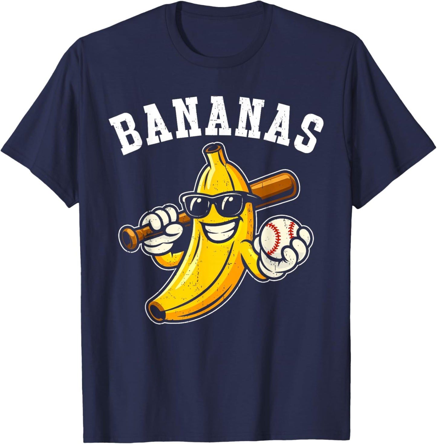 Banana Funny Men Women Kids Youth Boys Women Teen T-Shirt - T-Shirt | Navy