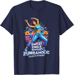 Workout Exercise T-Shirt - T-Shirt | Navy