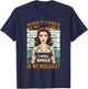 When It Comes to My Child I Will Smile in Mugshot T-Shirt - T-Shirt | Navy