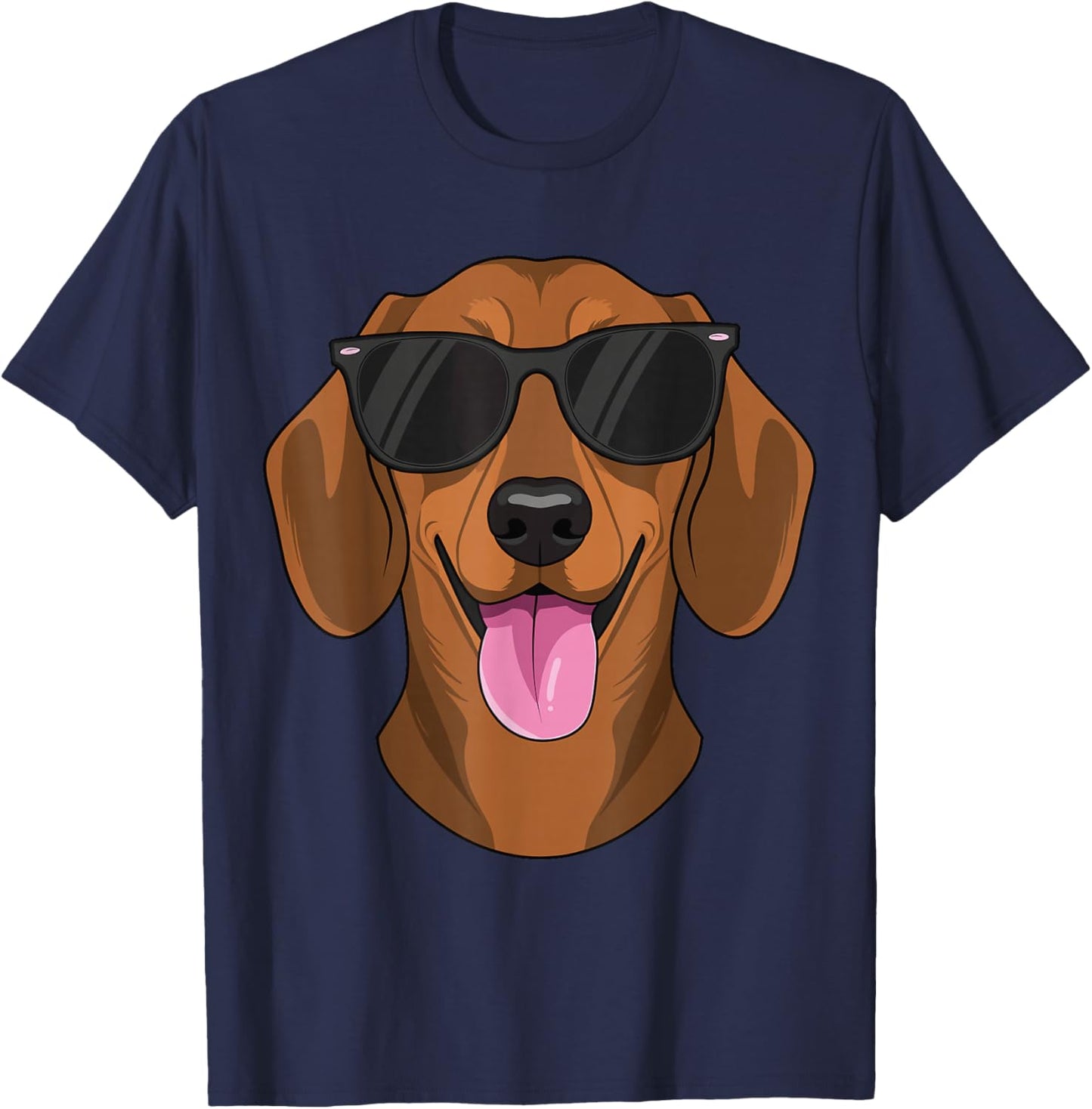 Funny Dachshund Dog Cool Animal Lover Graphic Pets Dogs T-Shirt - T-Shirt | Navy