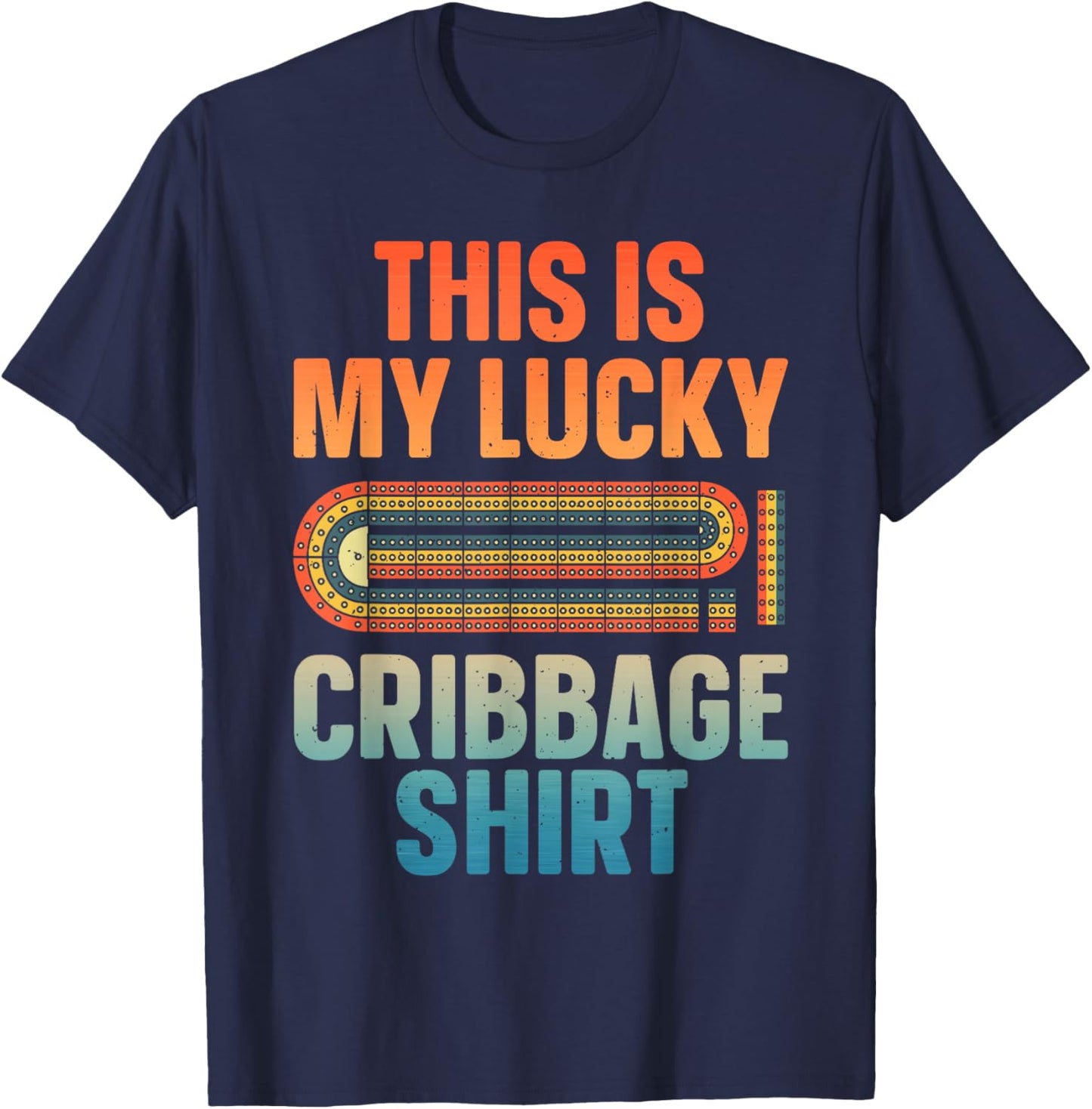 Cool Cribbage Design Women Card Game Cribbage Lover T-Shirt - T-Shirt | Navy