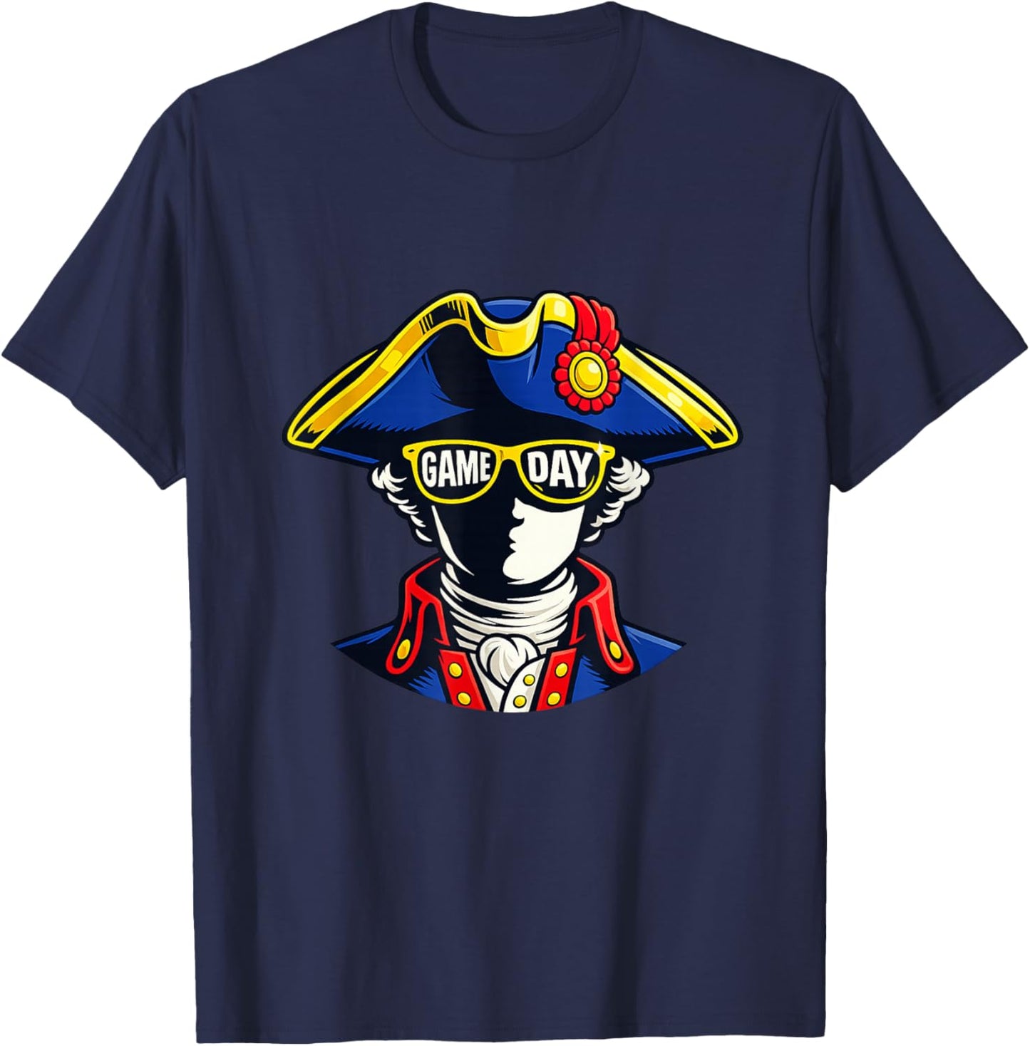 Funny Patriotic Joke | Boston 2026 Gifts | Game T-Shirt - T-Shirt | Navy