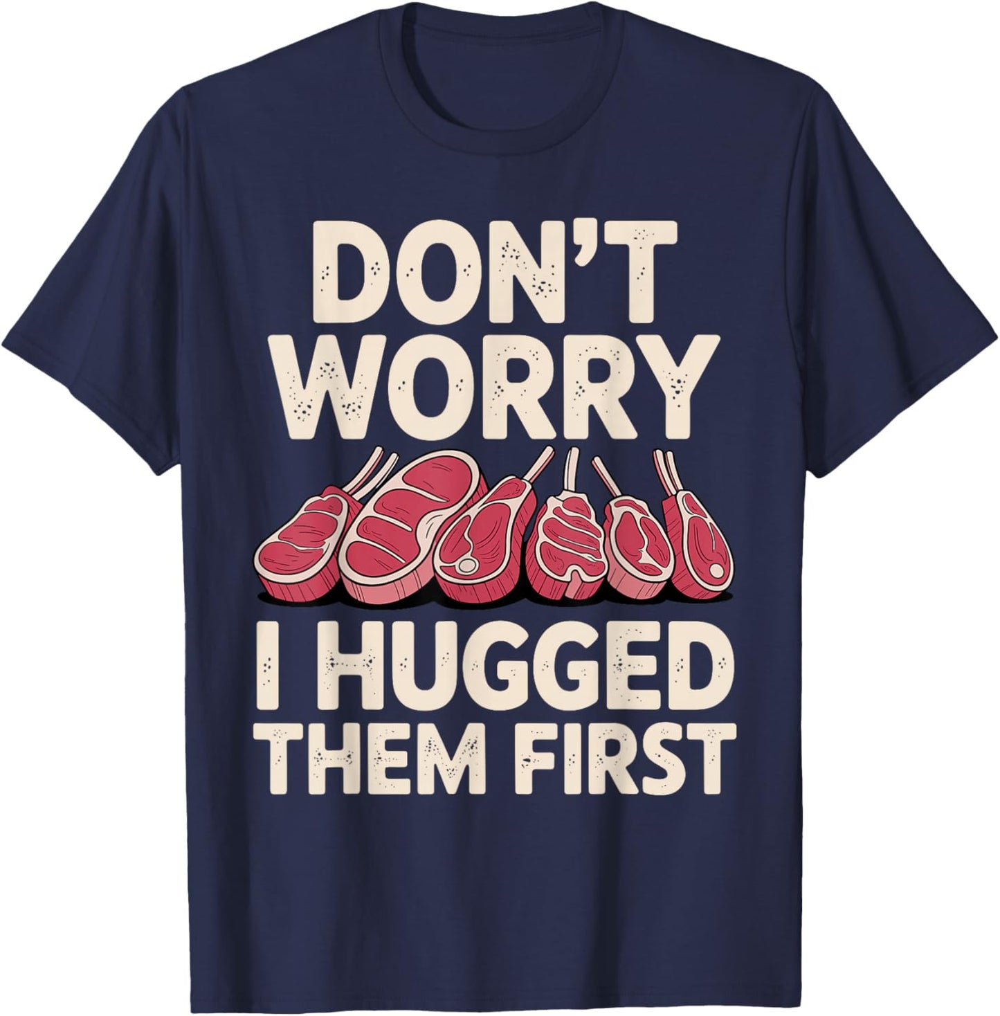 Funny Butcher Design Women Butchery Meat Butcher T-Shirt - T-Shirt | Navy