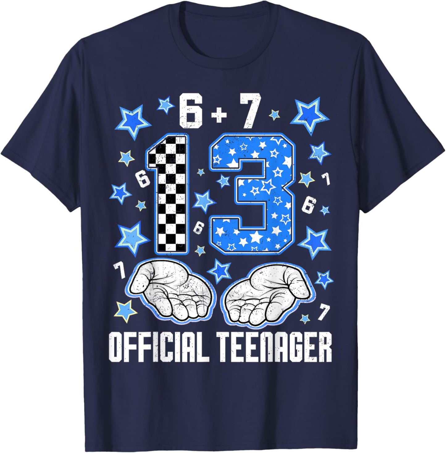 13 Official Teenager Coquette Birthday Women Teen Girl Kid T-Shirt - T-Shirt | Navy