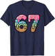 Ice Cream Drip Meme Funny Six Seven 67 Present T-Shirt - T-Shirt | Navy