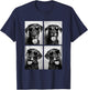 Labrador Retrievers in Hearts Sunglasses Valentines Day Dogs T-Shirt - T-Shirt | Navy