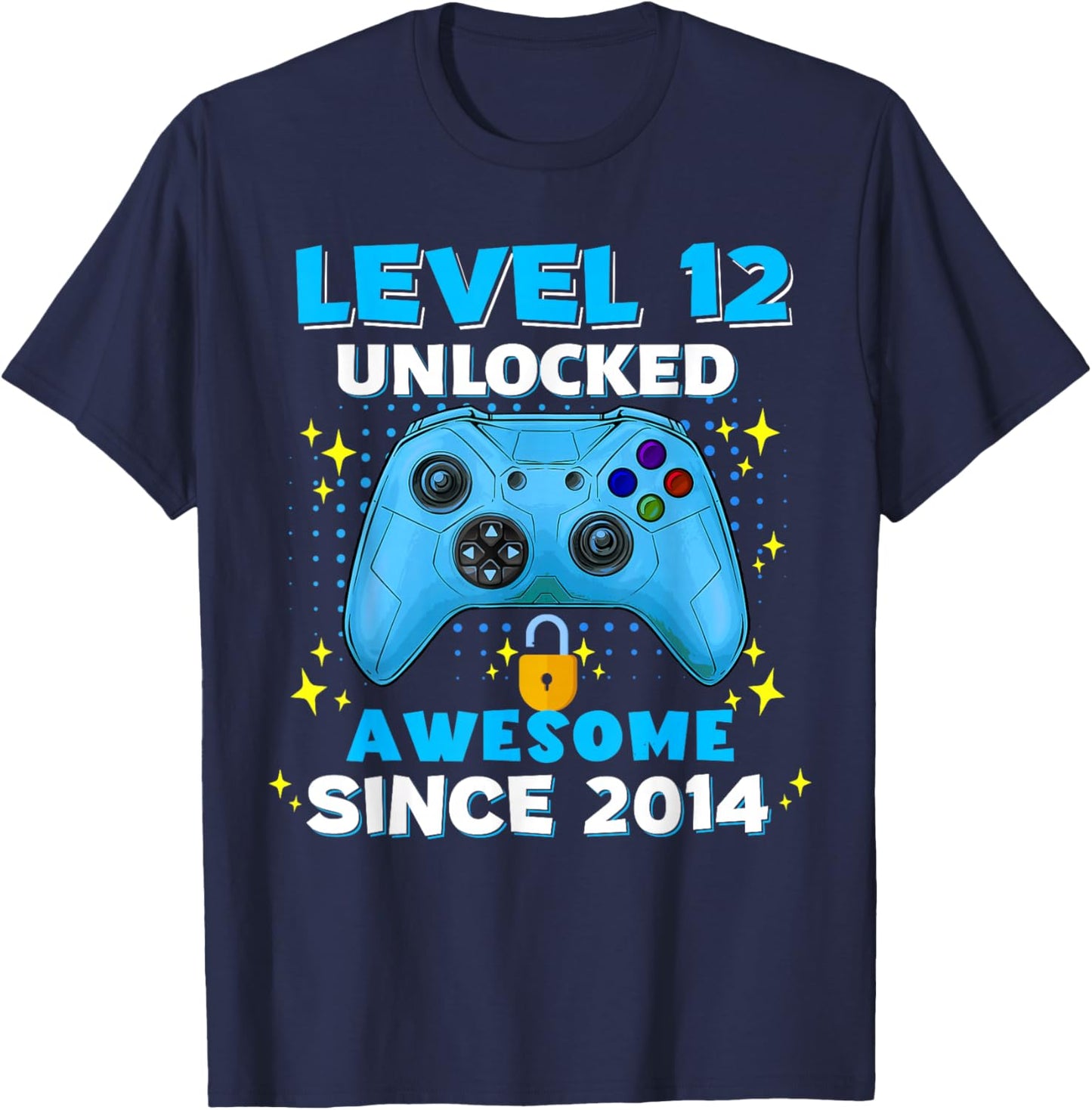 12th Birthday for Boys 12 Years Birthday Kids Gifts T-Shirt - T-Shirt | Navy