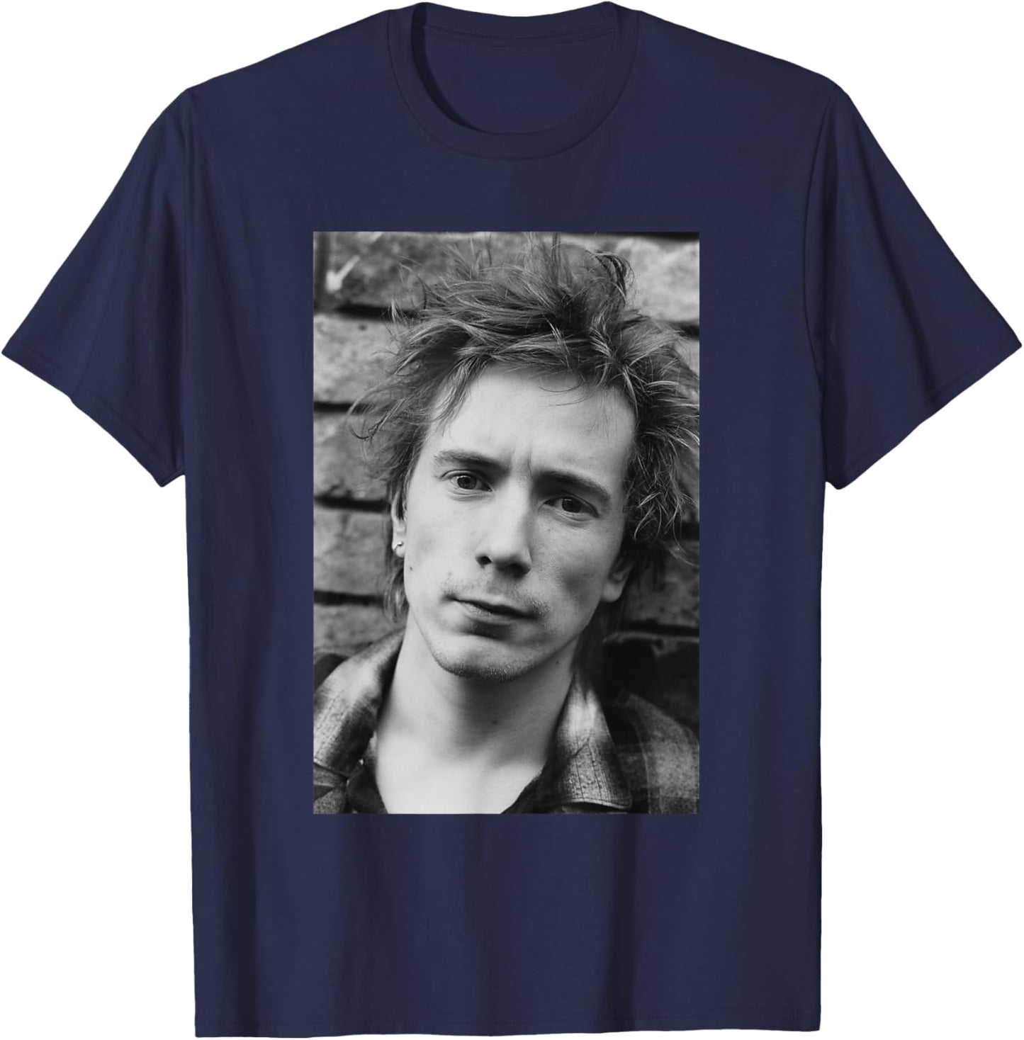 Sex Pistols Singer Johnny Rotten John Lydon Public Image Ltd T-Shirt - T-Shirt | Navy