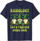 Radiology Let's Radiate Some Luck St Patricks Day Gnomes T-Shirt - T-Shirt | Navy