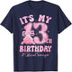 13 Year Old Coquette Bow Official Teenager 13th Birthday T-Shirt - T-Shirt | Navy