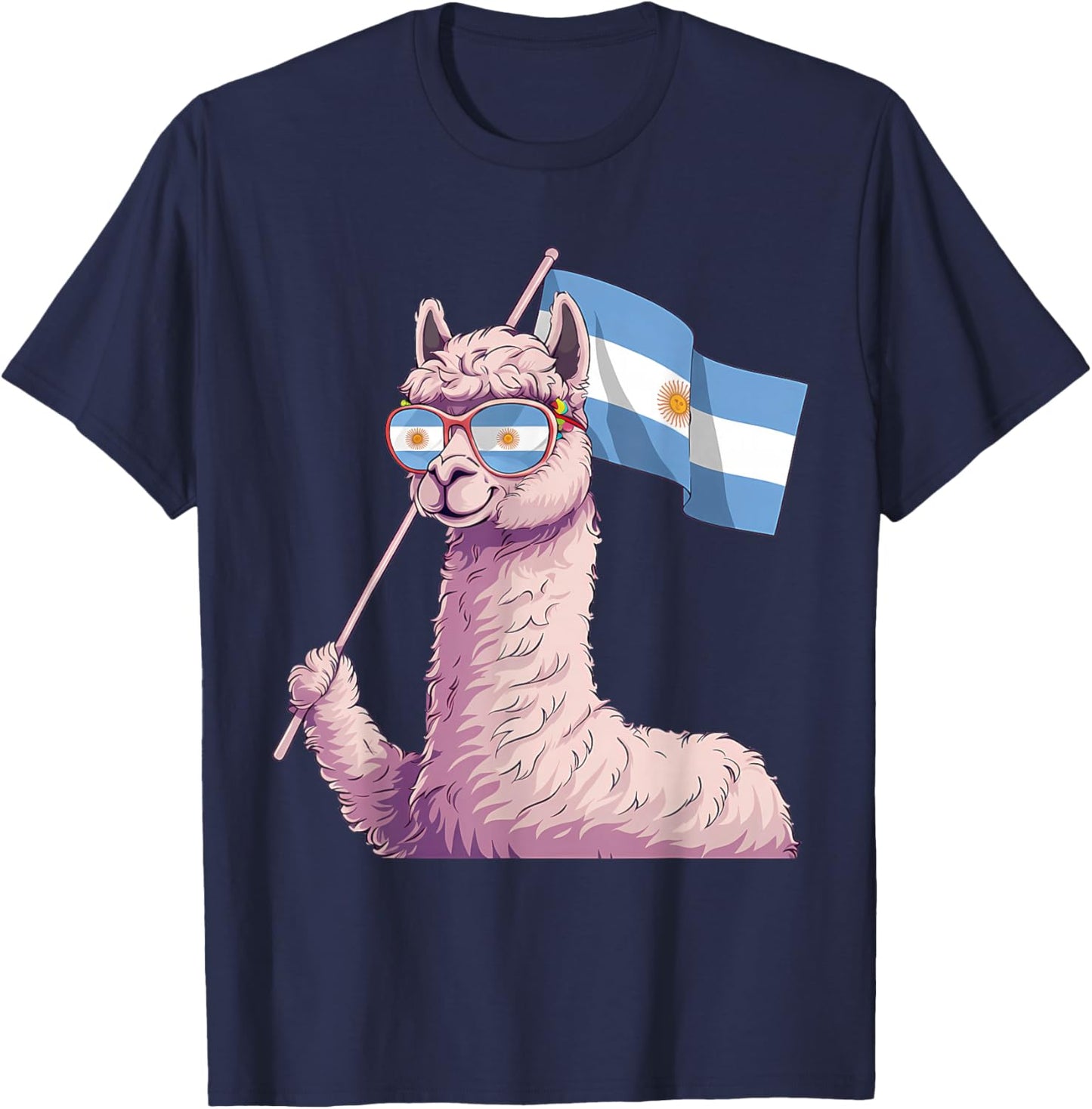 Argentina Pride Argentinian Flag T-Shirt - T-Shirt | Navy