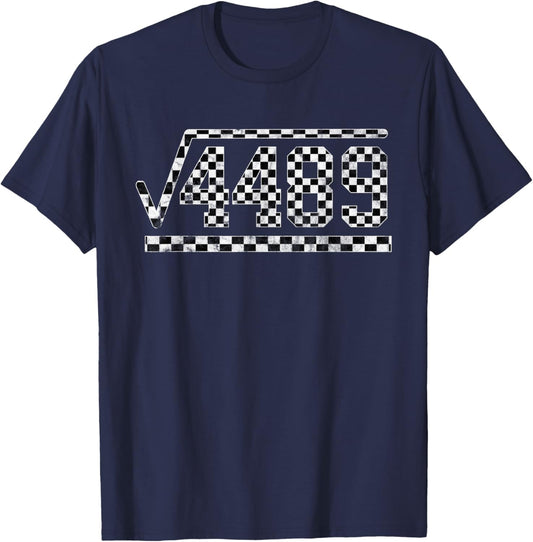 Funny 6 7 Square Root of 4489 Slang Math Teacher T-Shirt - T-Shirt | Navy