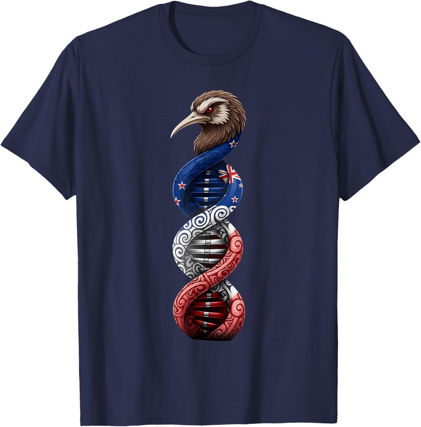 New Zealand Flag T-Shirt - T-Shirt | Navy