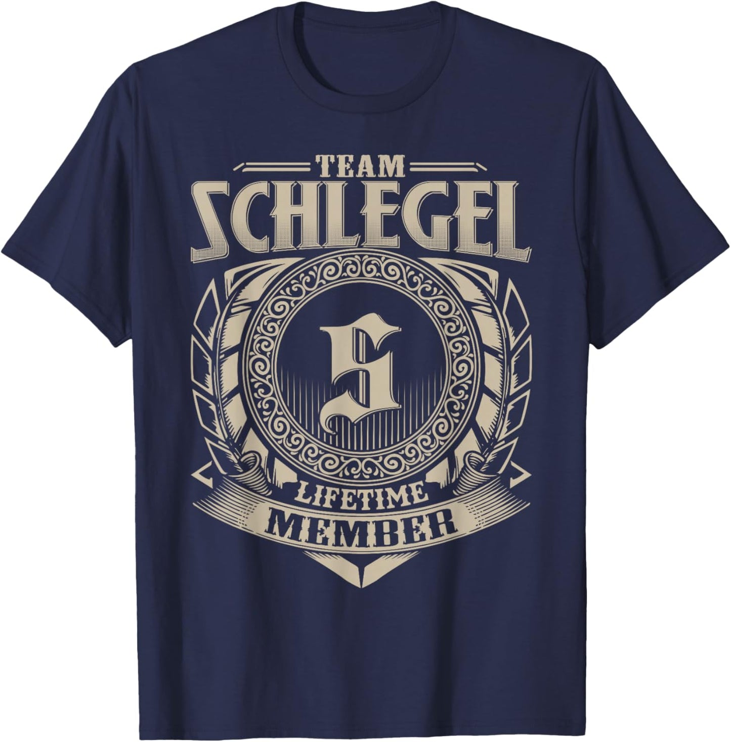 Team SCHLEGEL Lifetime Member SCHLEGEL Family Name Vintage T-Shirt - T-Shirt | Navy