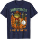 Sometimes I Just Be Fartin' Frog T-Shirt - T-Shirt | Navy