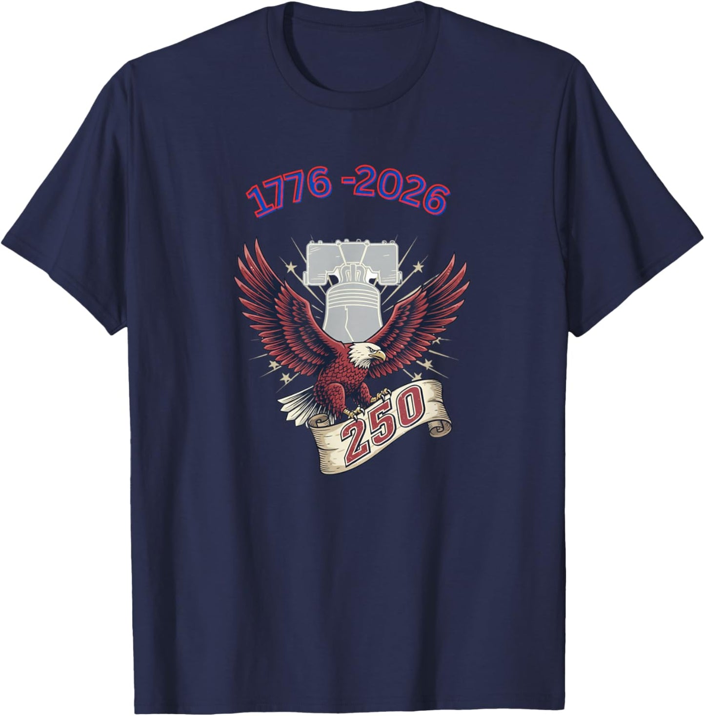 America 250 T-Shirt - T-Shirt | Navy
