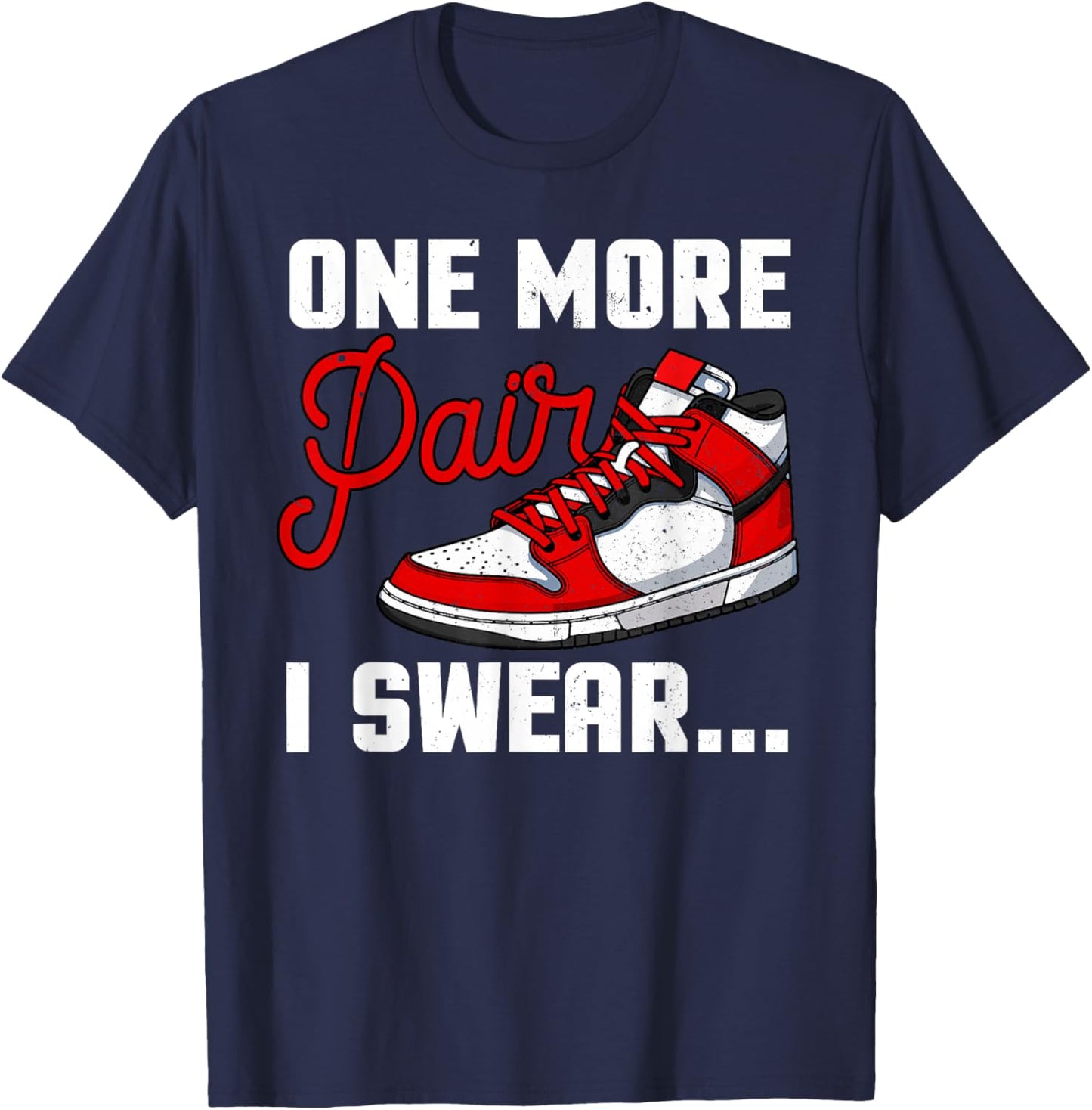 Funny Sneaker Design Women Shoe Head Sneaker Lovers T-Shirt - T-Shirt | Navy