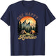 One Happy Auntie Camper 1St Birthday Camping Bear T-Shirt - T-Shirt | Navy