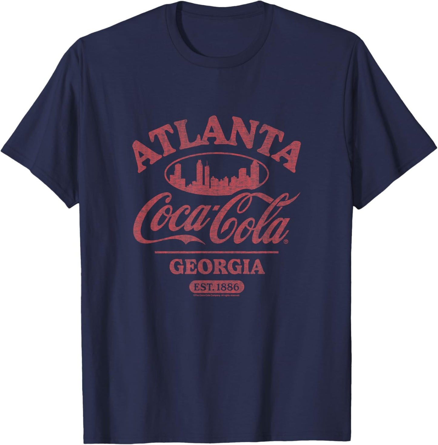 Coca-Cola - Atlanta Georgia - Est. 1886 T-Shirt - T-Shirt | Navy