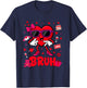 Funny Meme 67 Six Seven Bruh Valentine Heart Women Girl Kids T-Shirt - T-Shirt | Navy