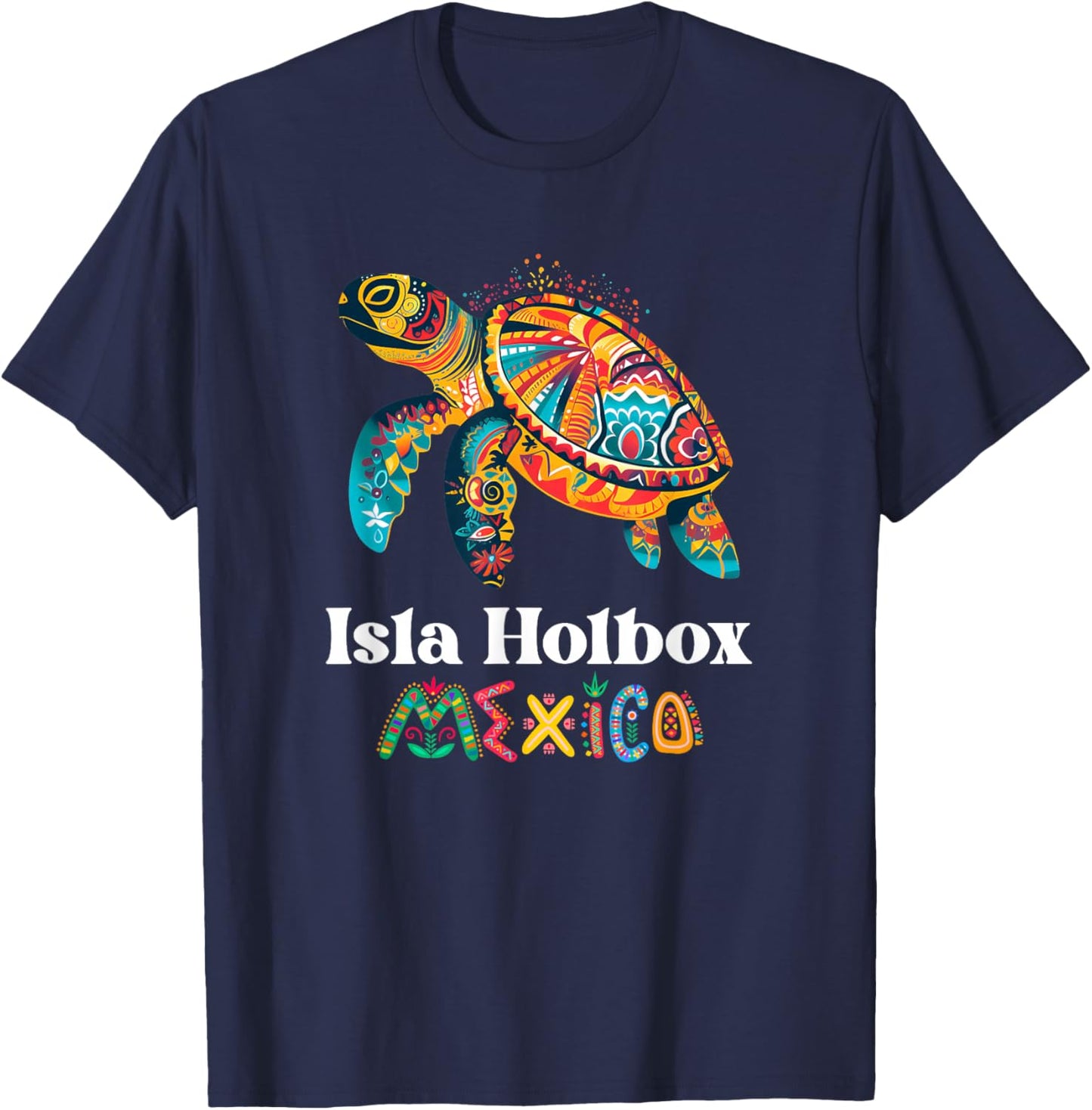 Mexico Isla Holbox T-Shirt - T-Shirt | Navy