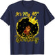 It's My 40th Birthday Afro Queen 40 Years Old Black Women T-Shirt - T-Shirt | Navy