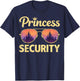 Funny Princess Security Vacations Family Trip T-Shirt - T-Shirt | Navy