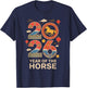 2026 Year of The Horse Chinese Zodiac Lunar New Year T-Shirt - T-Shirt | Navy