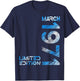 Limited Edition March 1971 Vintage 55. Birthday T-Shirt - T-Shirt | Navy