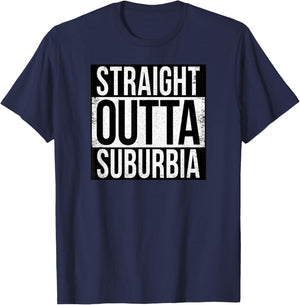 Straight Outta Suburbia T-Shirt - T-Shirt | Navy