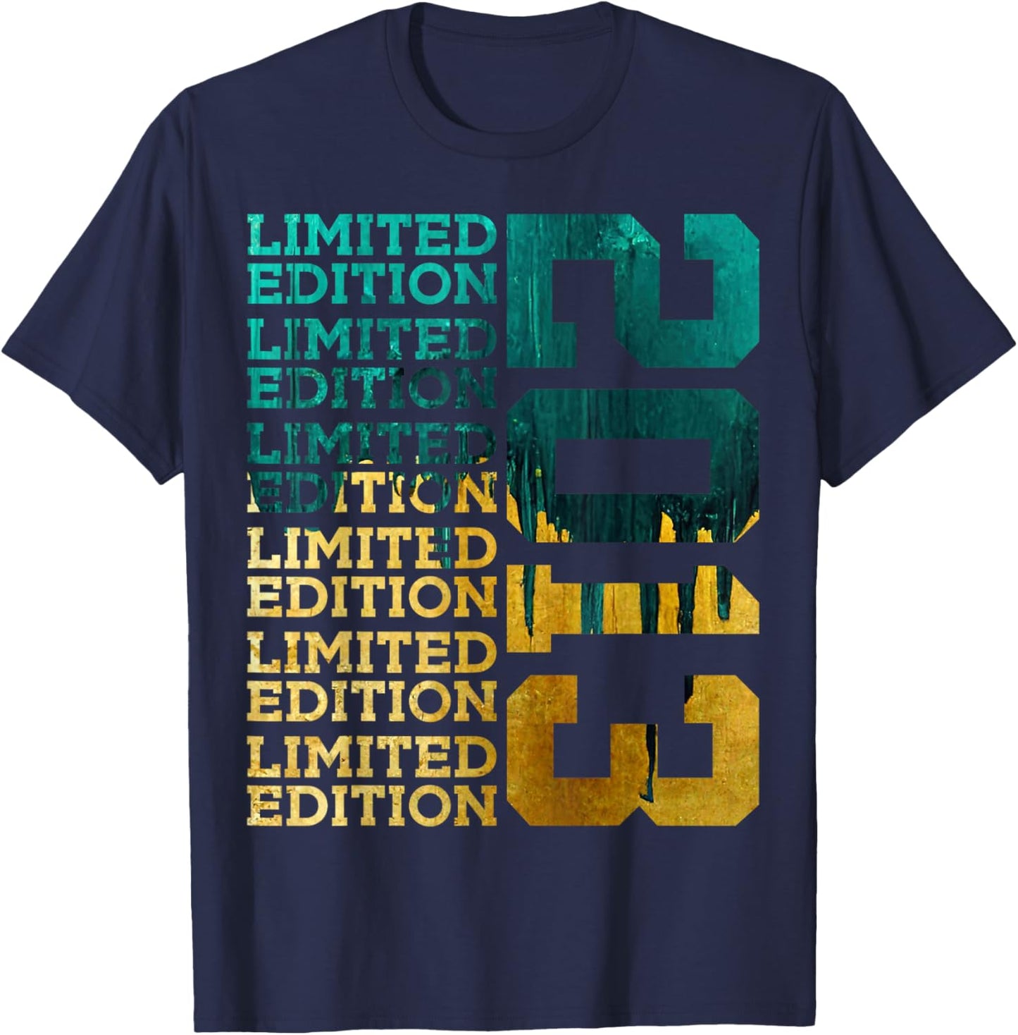 13 Years Limited Edition 2013 13TH Birthday T-Shirt - T-Shirt | Navy