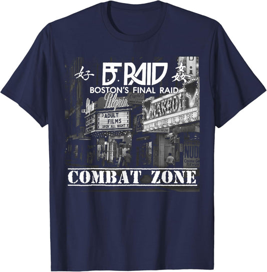 Boston Combat Zone Album Art 2025 T-Shirt - T-Shirt | Navy